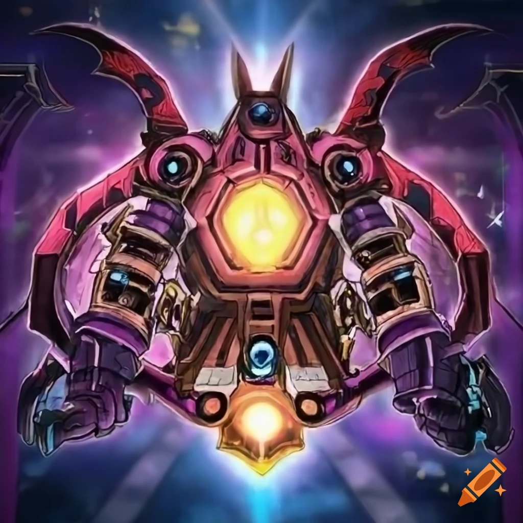 Artwork of a futuristic mechanical divine entity on Craiyon