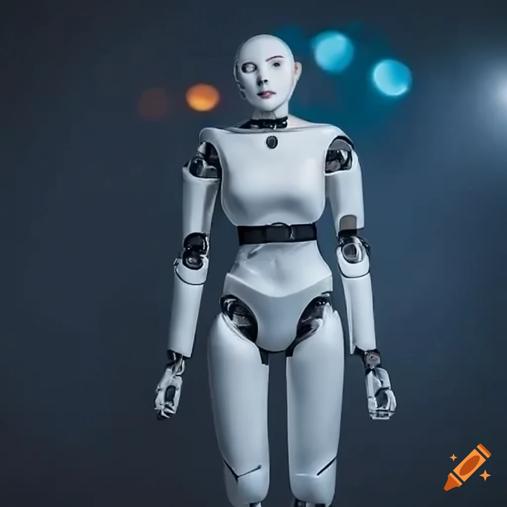 image of a female humanoid robot