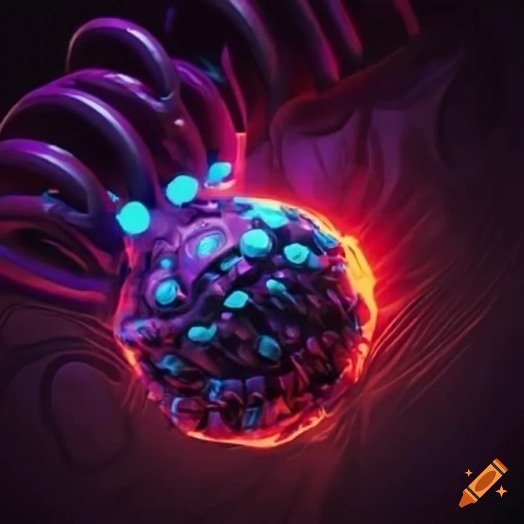 Illustration of server update cycles on Craiyon