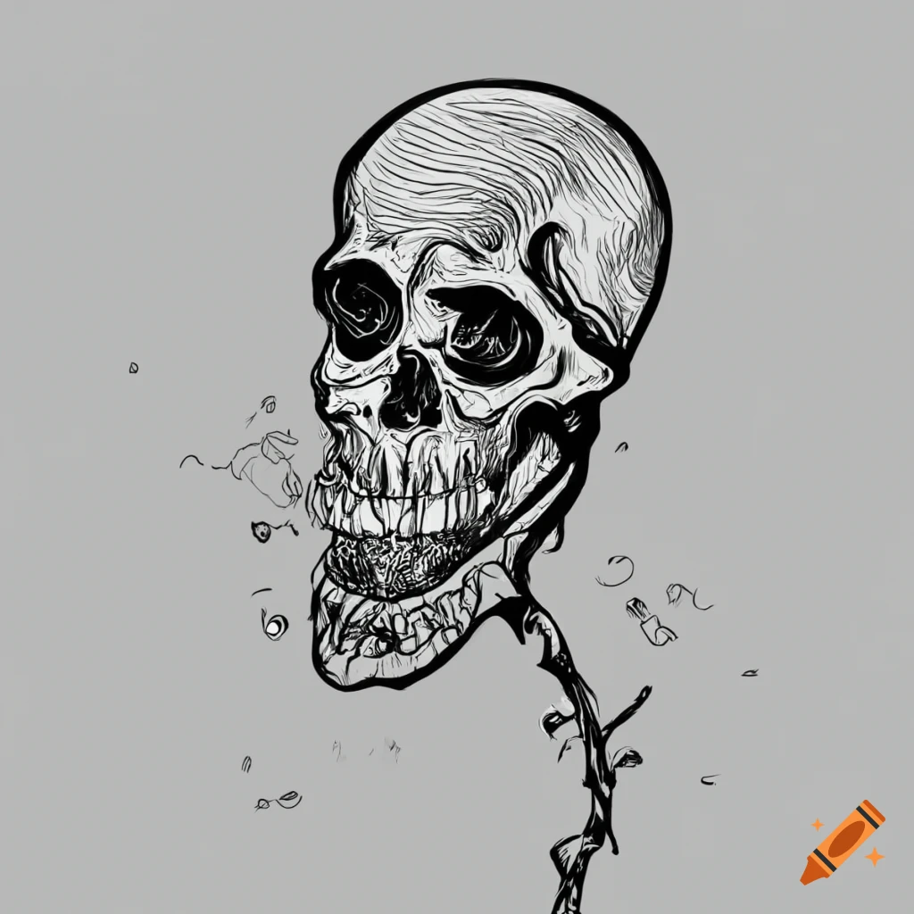 esqueleto  Skeleton drawings, Skull art drawing, Skeleton art drawing