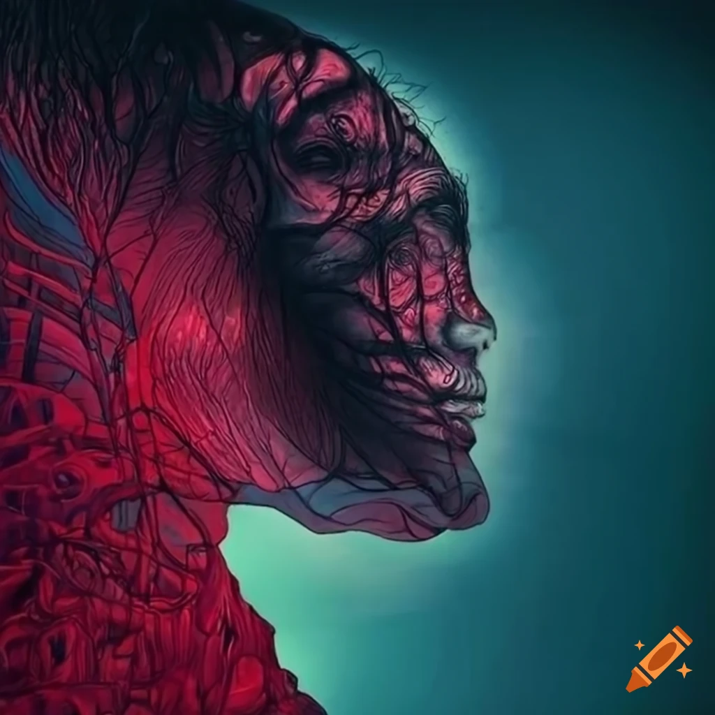 abstract artwork representing the unraveling of sanity