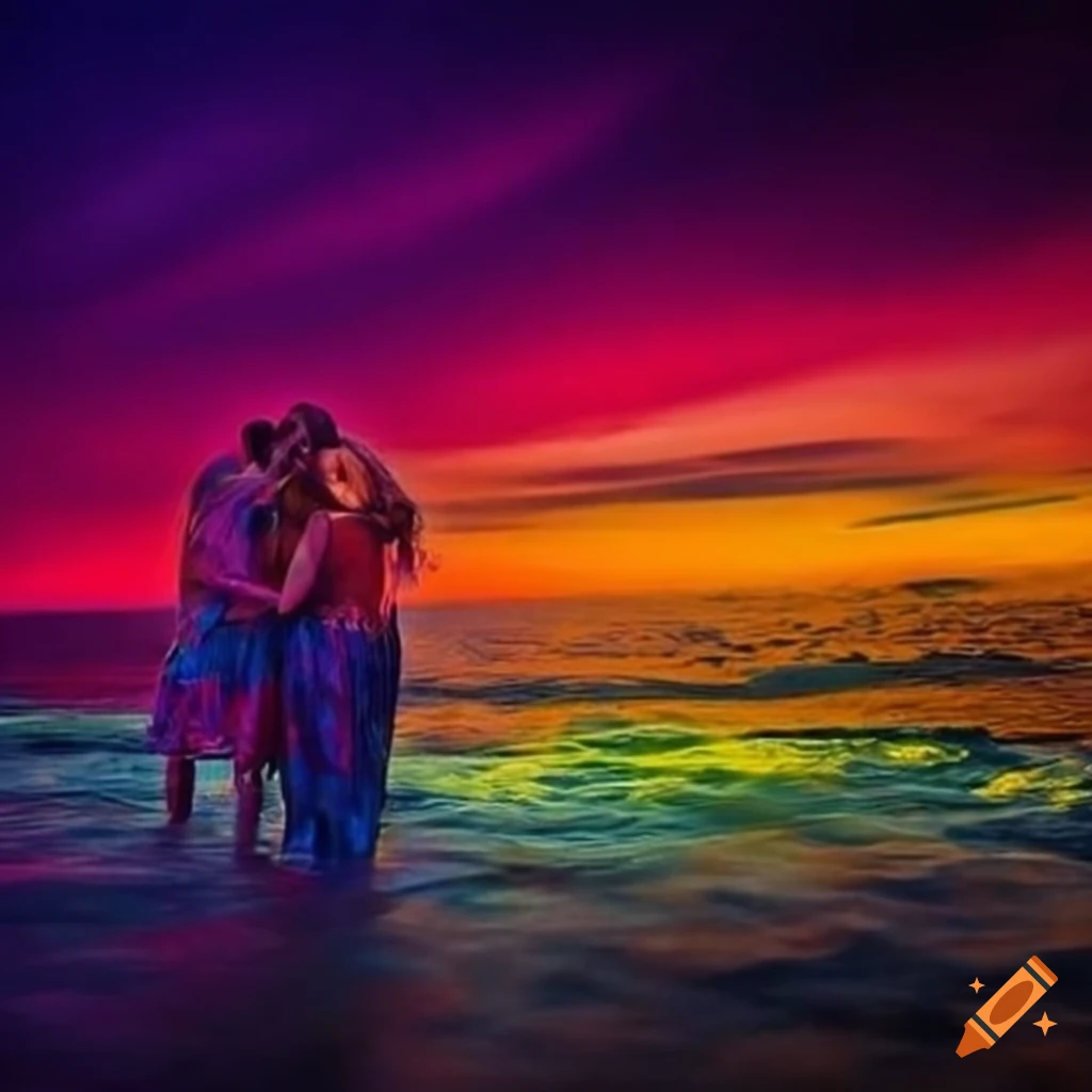 vibrant and hippie artwork