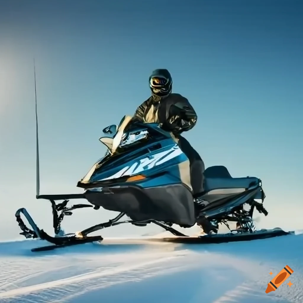 Snowmobile motorcycle hybrid on Craiyon