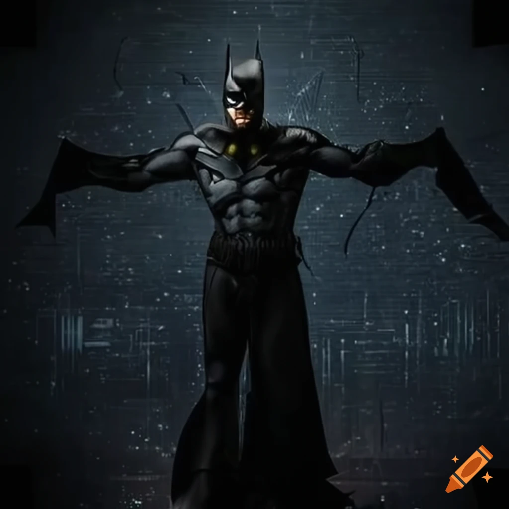 futuristic Batman artwork