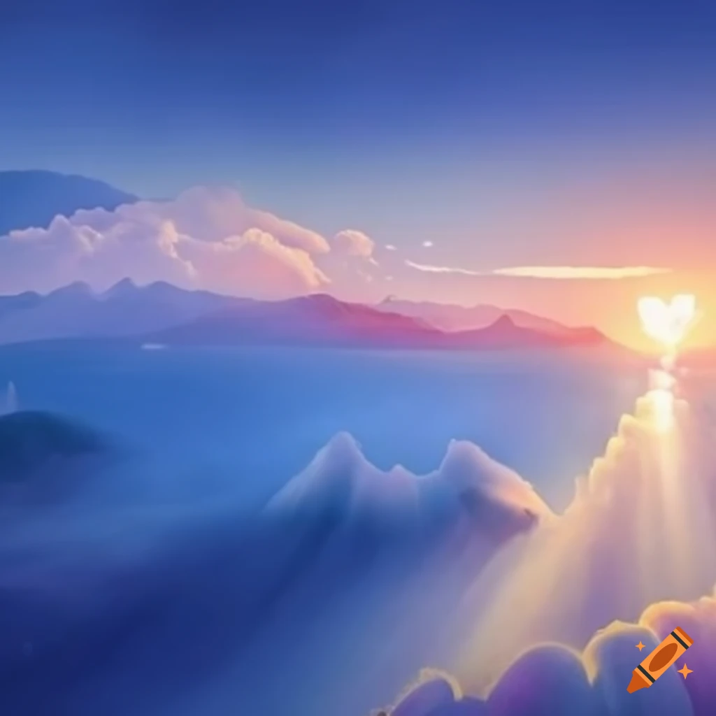 image representing heaven and clouds