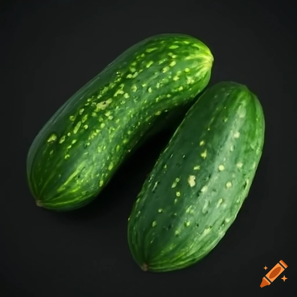 fresh and green cucumber