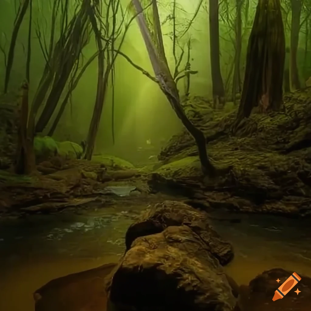 Trail camera footage of charles darwin's exploration on Craiyon