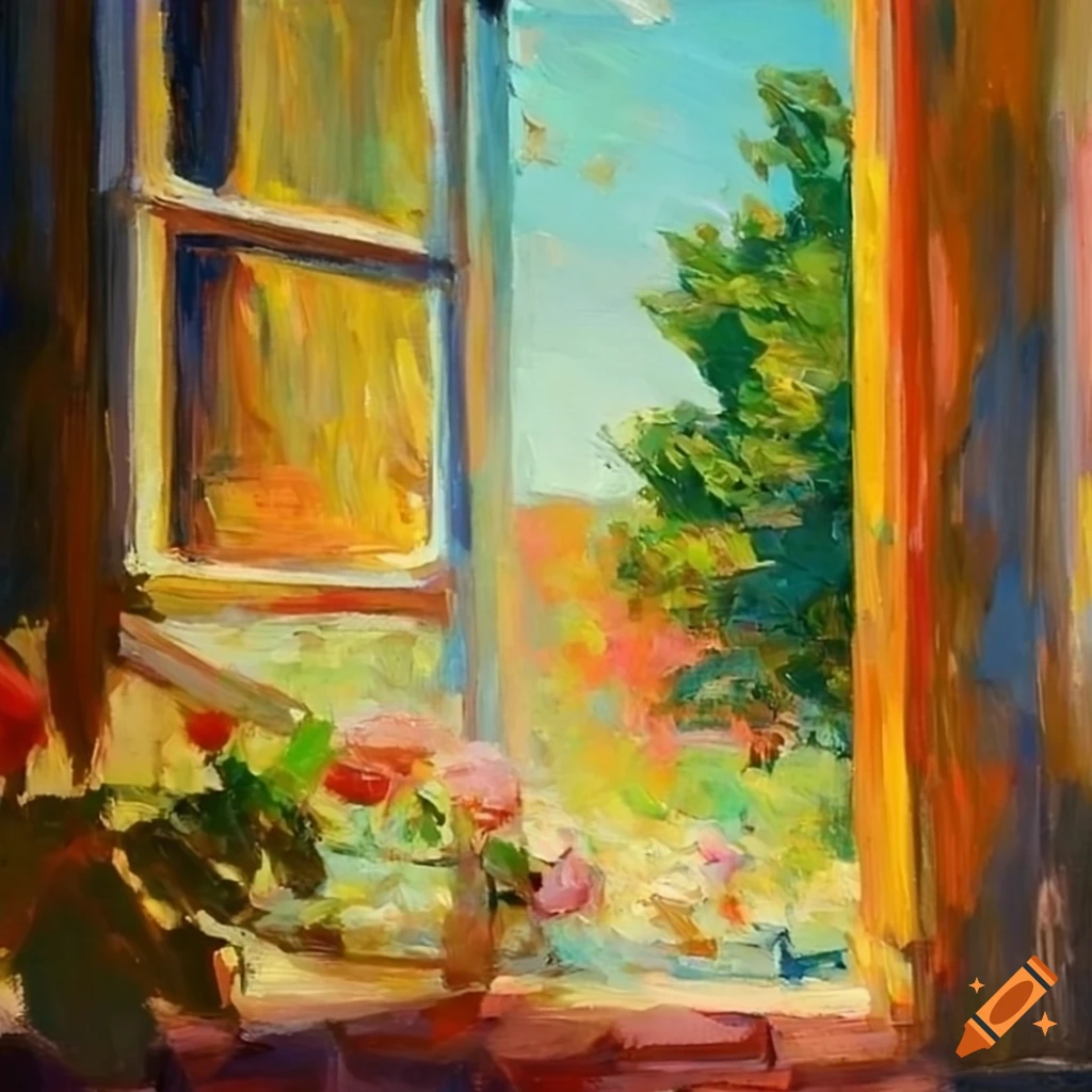 book-on-a-table-in-a-california-sun-landscape-cafe-in-an-oil-painting