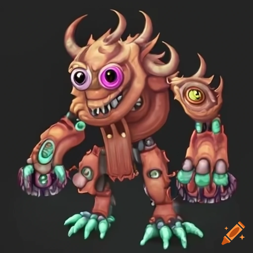 Image of mech-poison monster from my singing monsters game