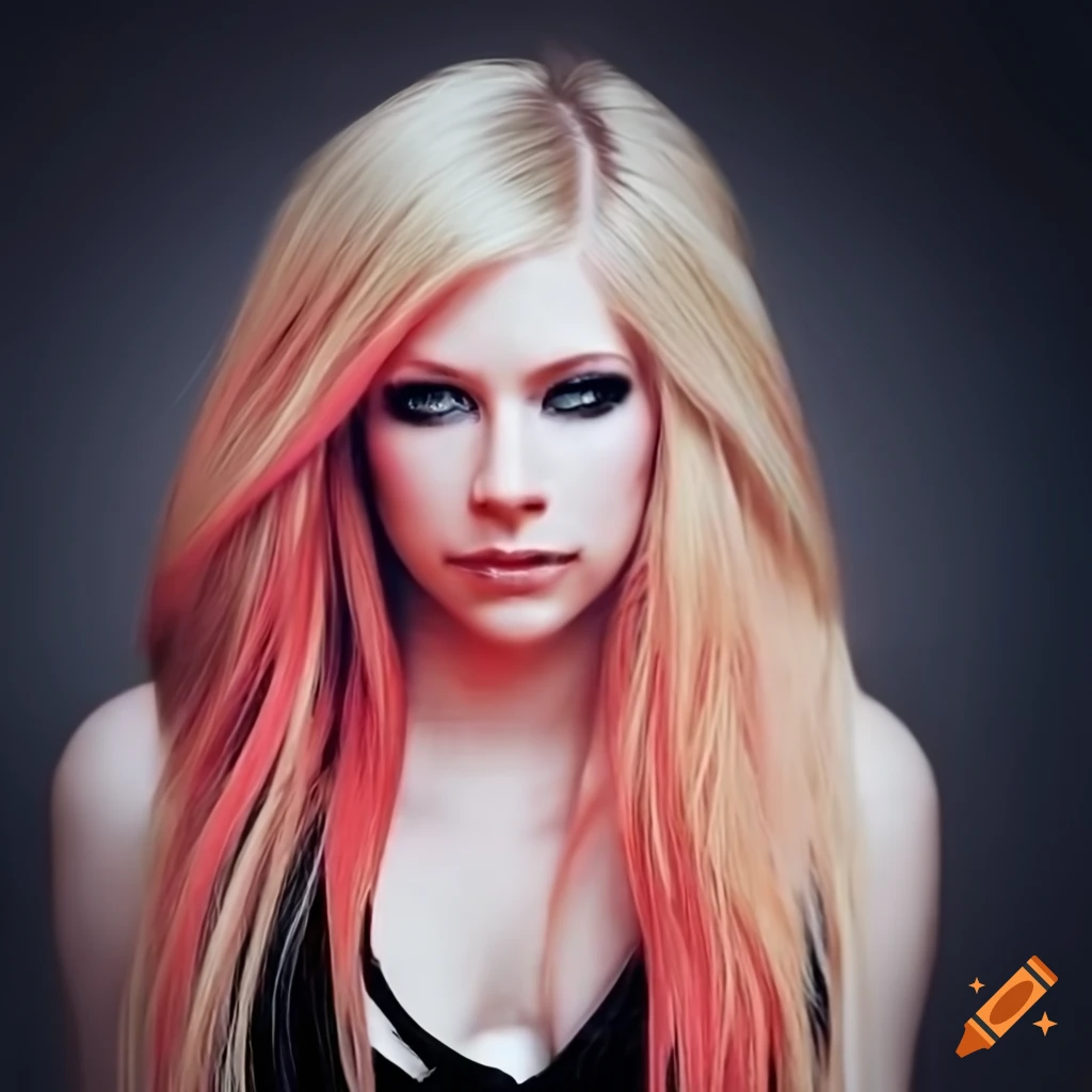 Portrait Of Avril Lavigne On Craiyon