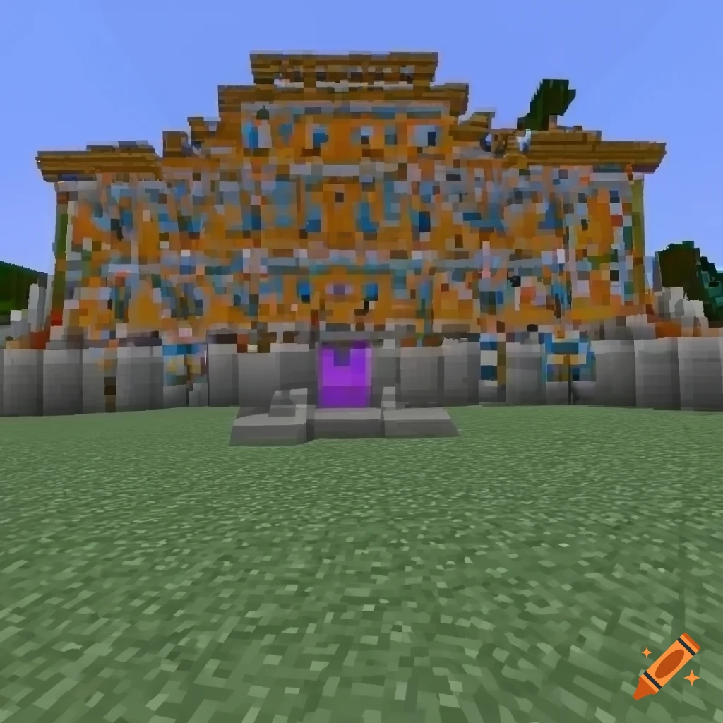 Colorful minecraft server logo