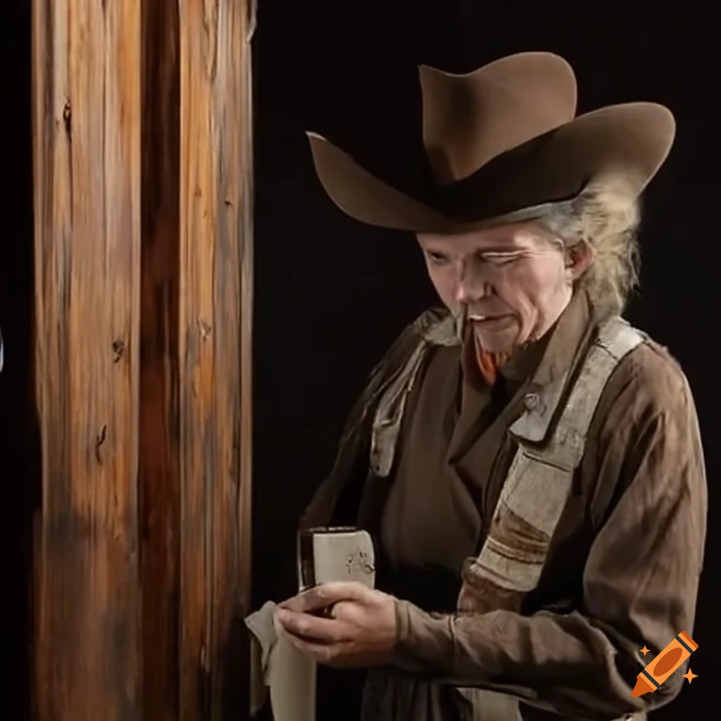 cowboy checking on steers in a feedyard
