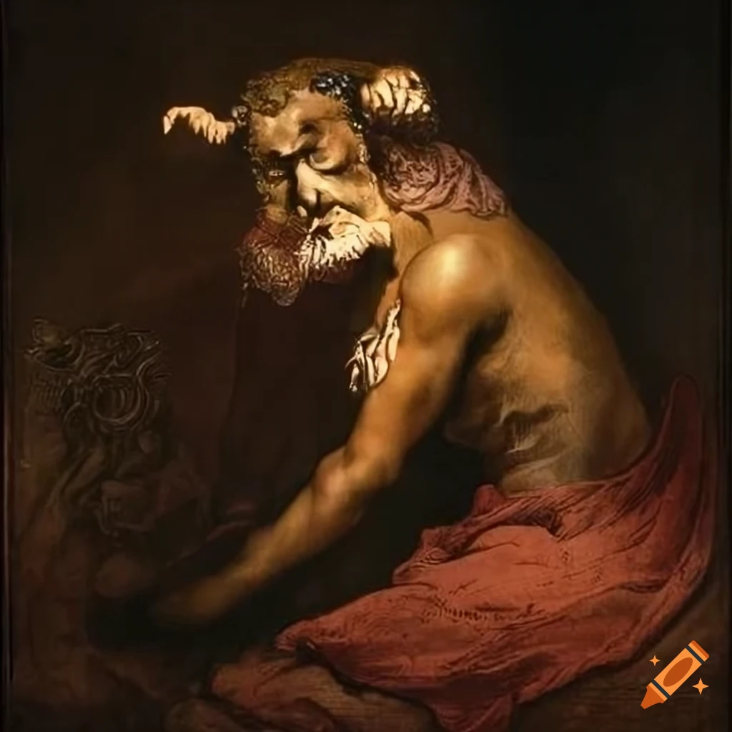 illustration of a composer in an opera
