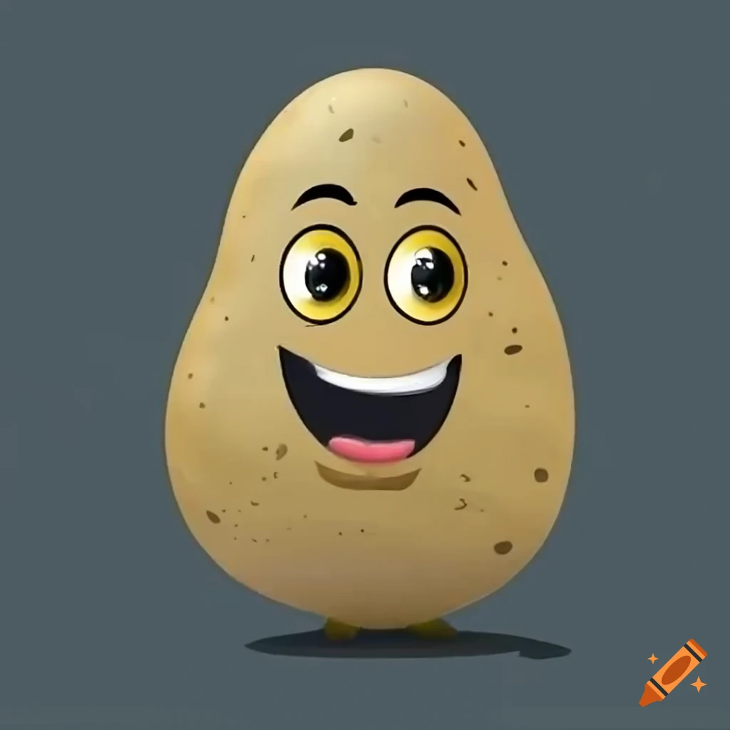 Kawaii Potato Funny Anime