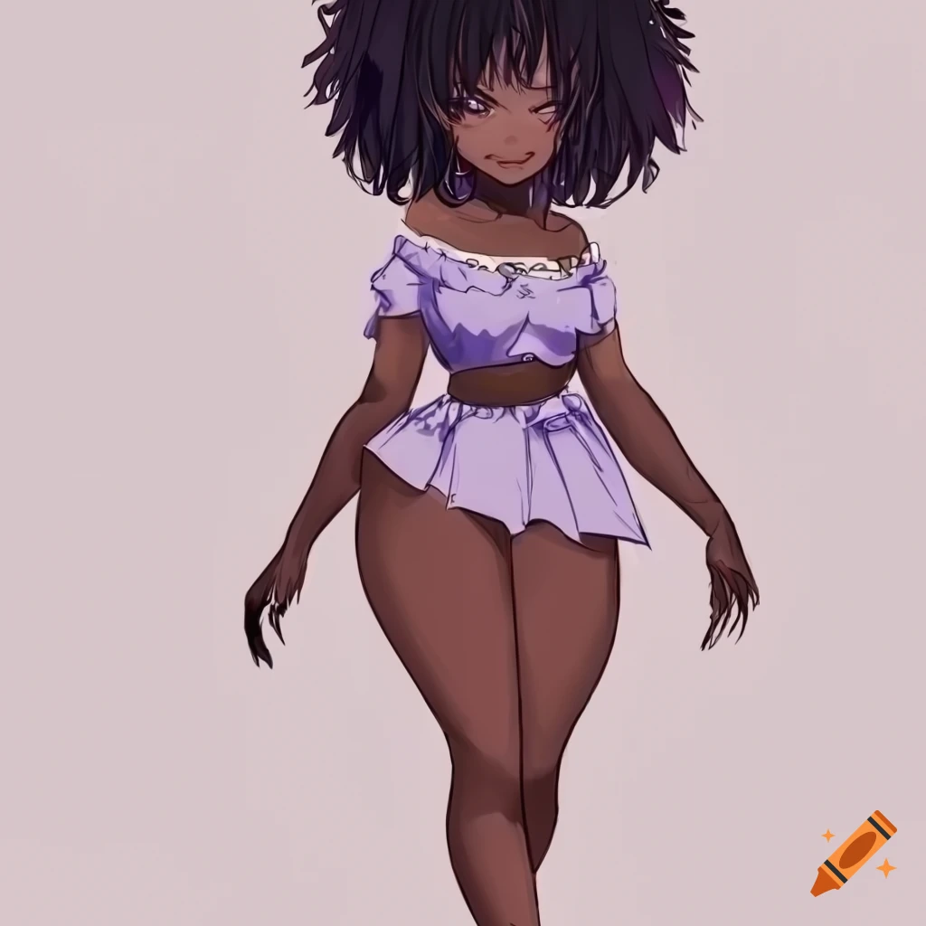 Black Girl Anime KO by Down4TheCount87 on DeviantArt