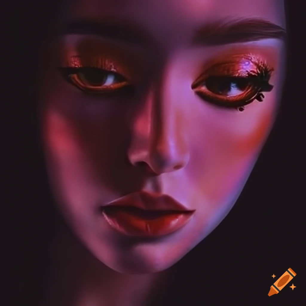 Artistic representation of aesthetic pleasure on Craiyon