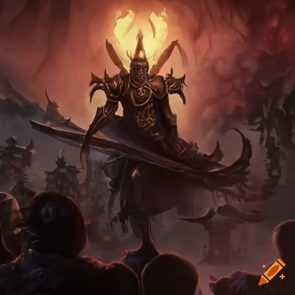 epic fantasy battle with soldiers fighting and dying