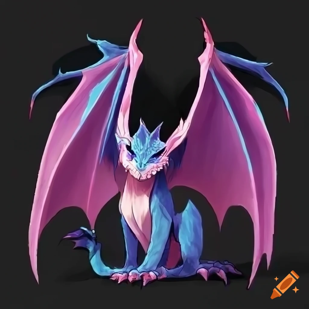 Cute batdragon in final fantasy style on Craiyon