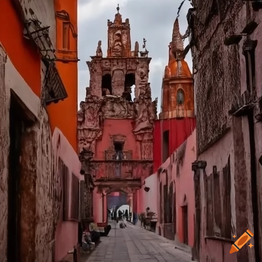 pintoresco pueblo de San José Villa de Allende, México