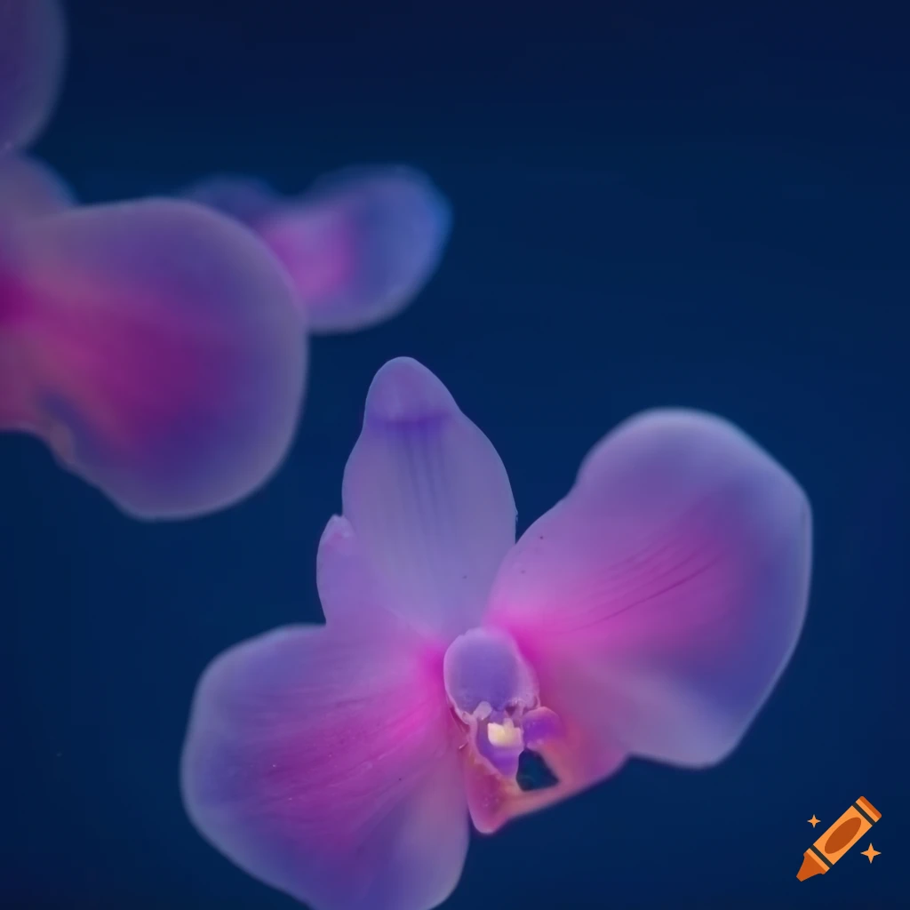 translucent orchid sea microorganism