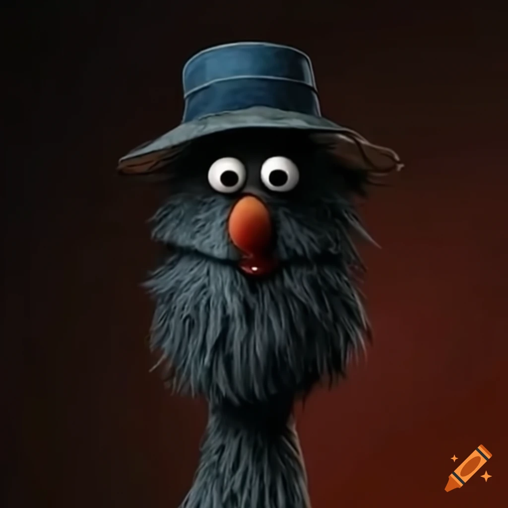 Dark and mysterious sesame street characters