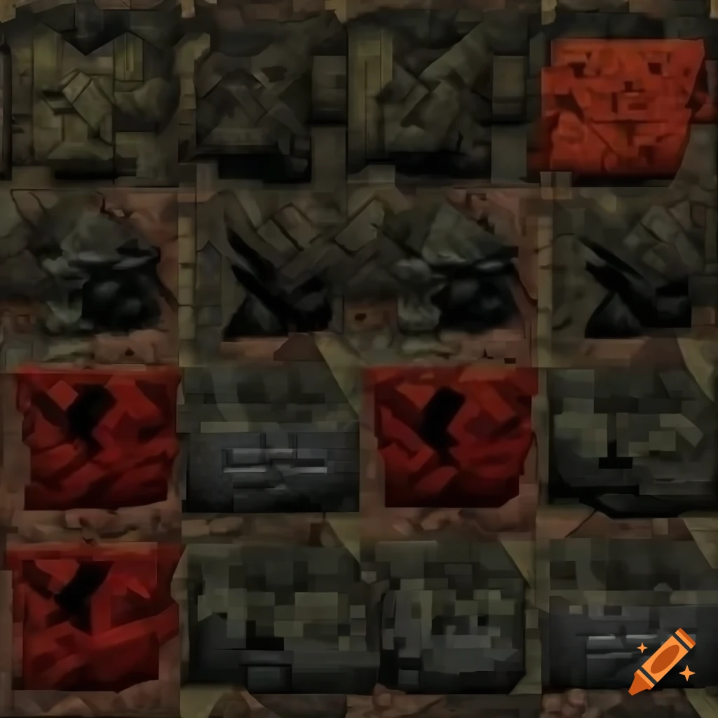 top-down tile texture pack for game design
