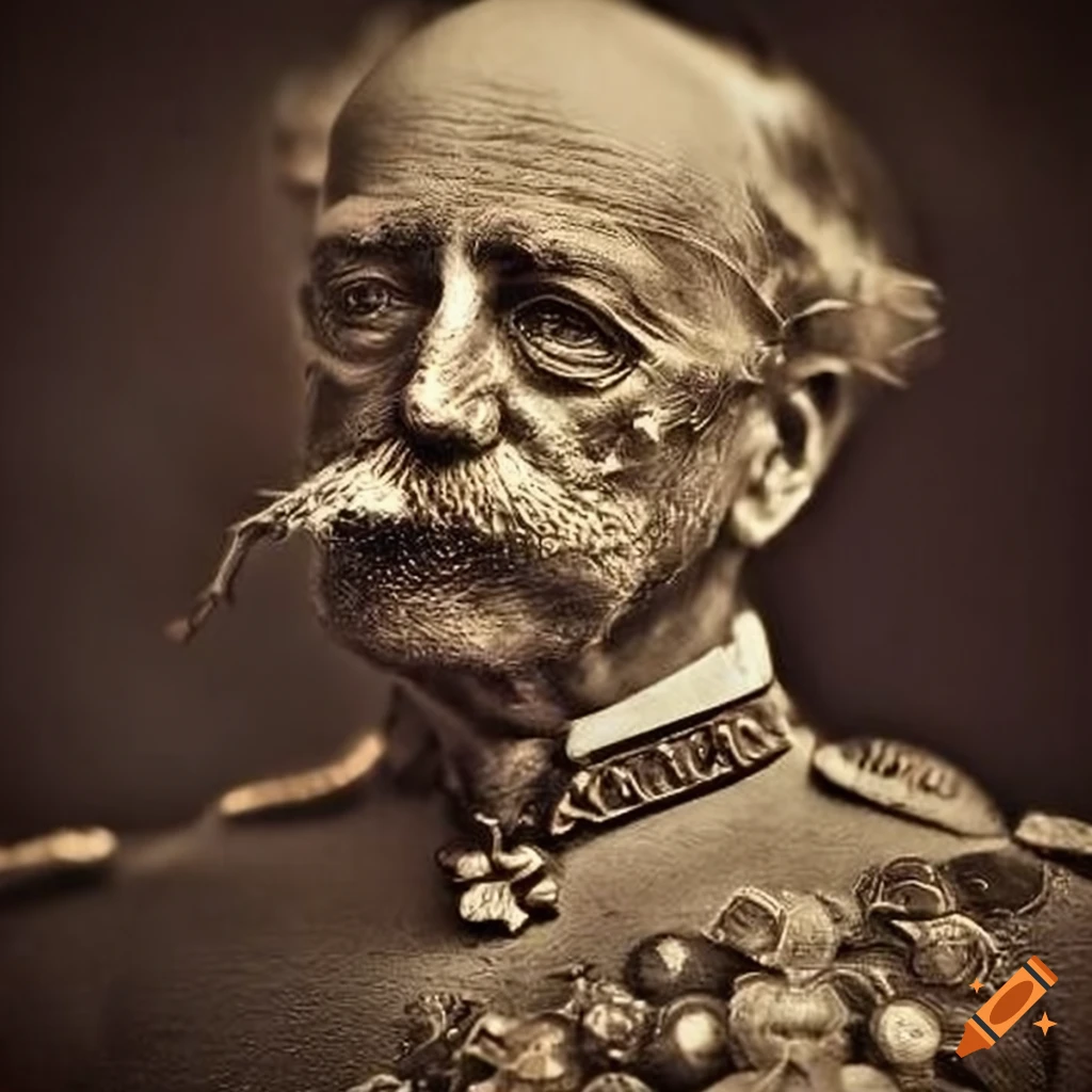 portrait of a decorated Marshall from the 19th century