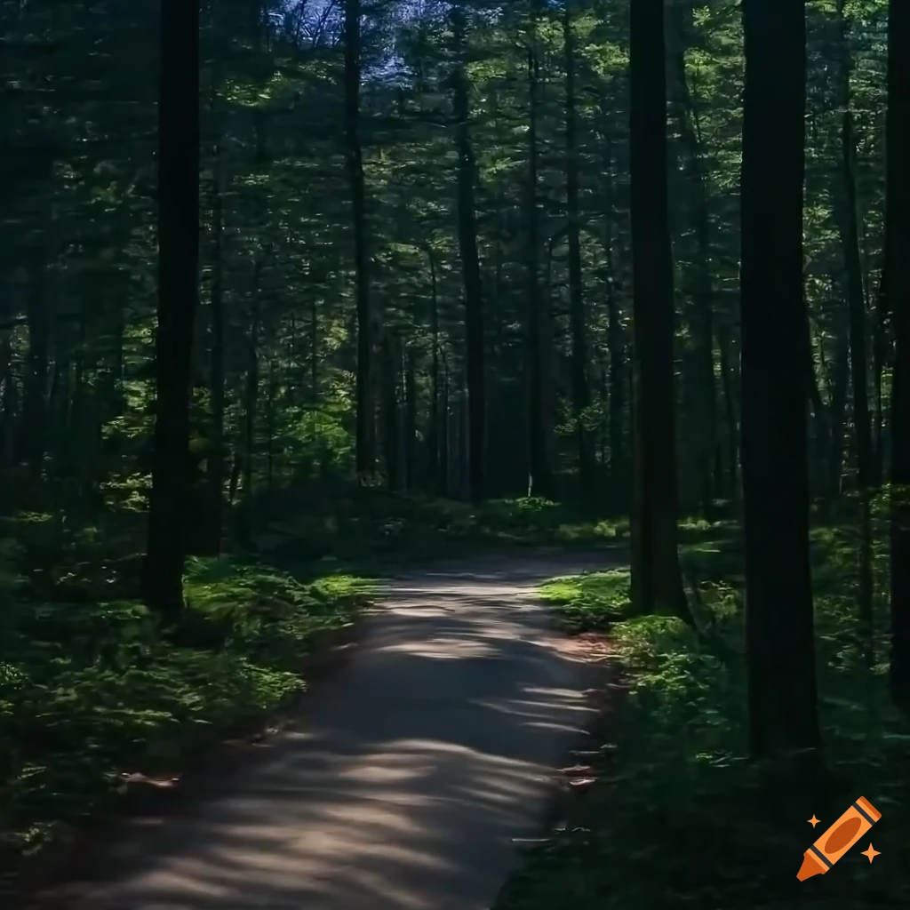 Nikon D810 photo of Fontainebleau forest with mountain bike track