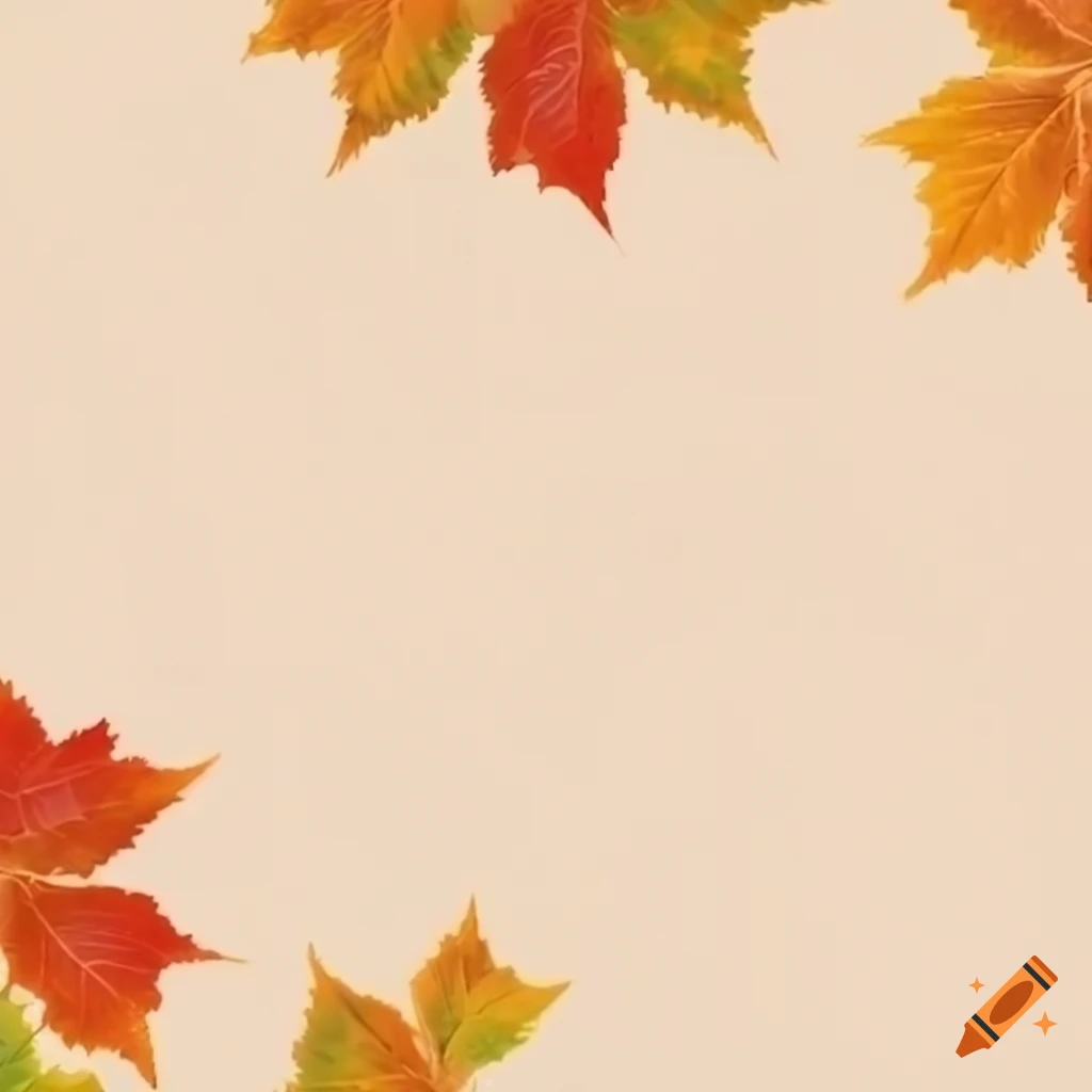 autumn-themed smartphone background with colored tree leaves