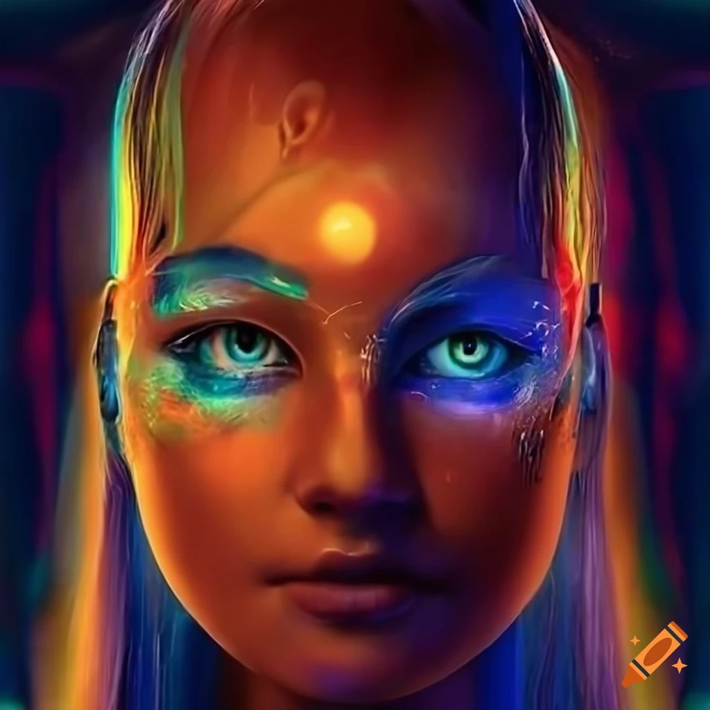 Hyper Realistic Rendering Of Artificial Intelligence On Craiyon