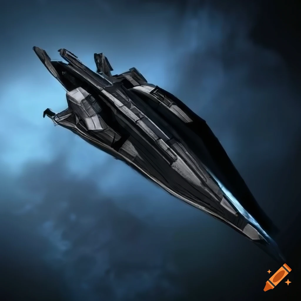 Realistic spaceship inspired by mass effect