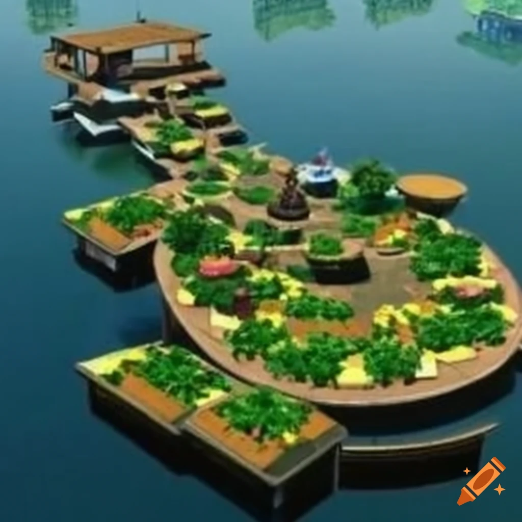 Floating gardens in the city