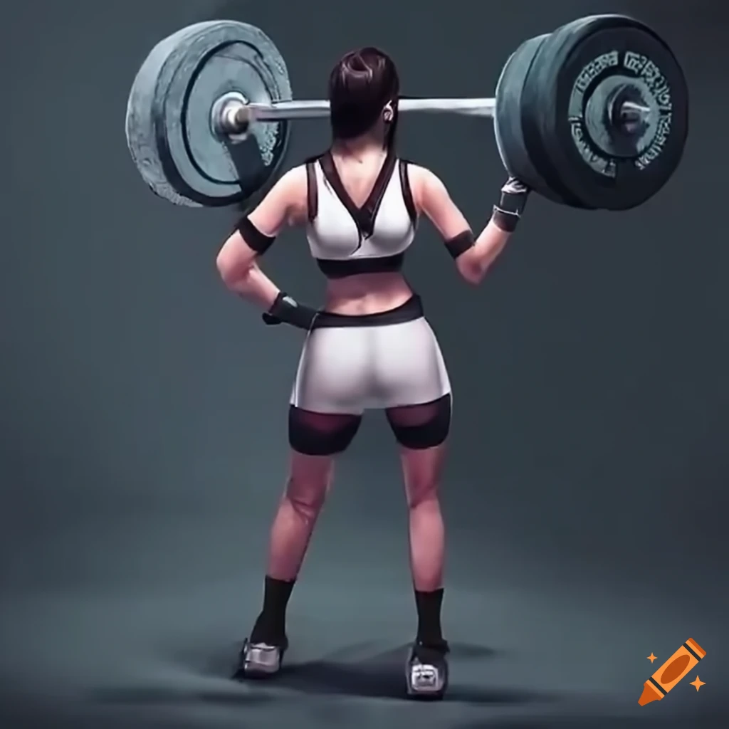 Tifa Lockhart showcasing her extraordinary strength
