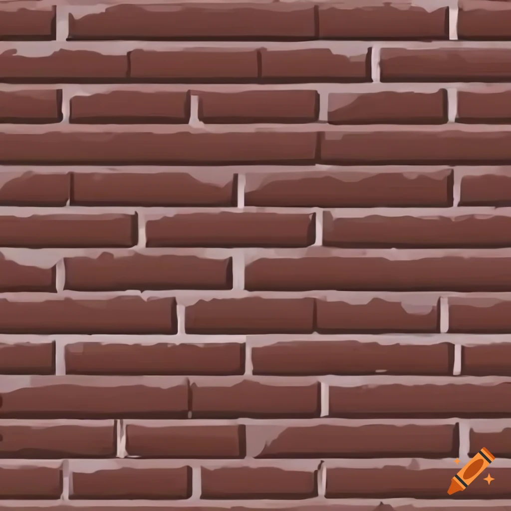 Repeatable brick wall texture with anime colors on Craiyon