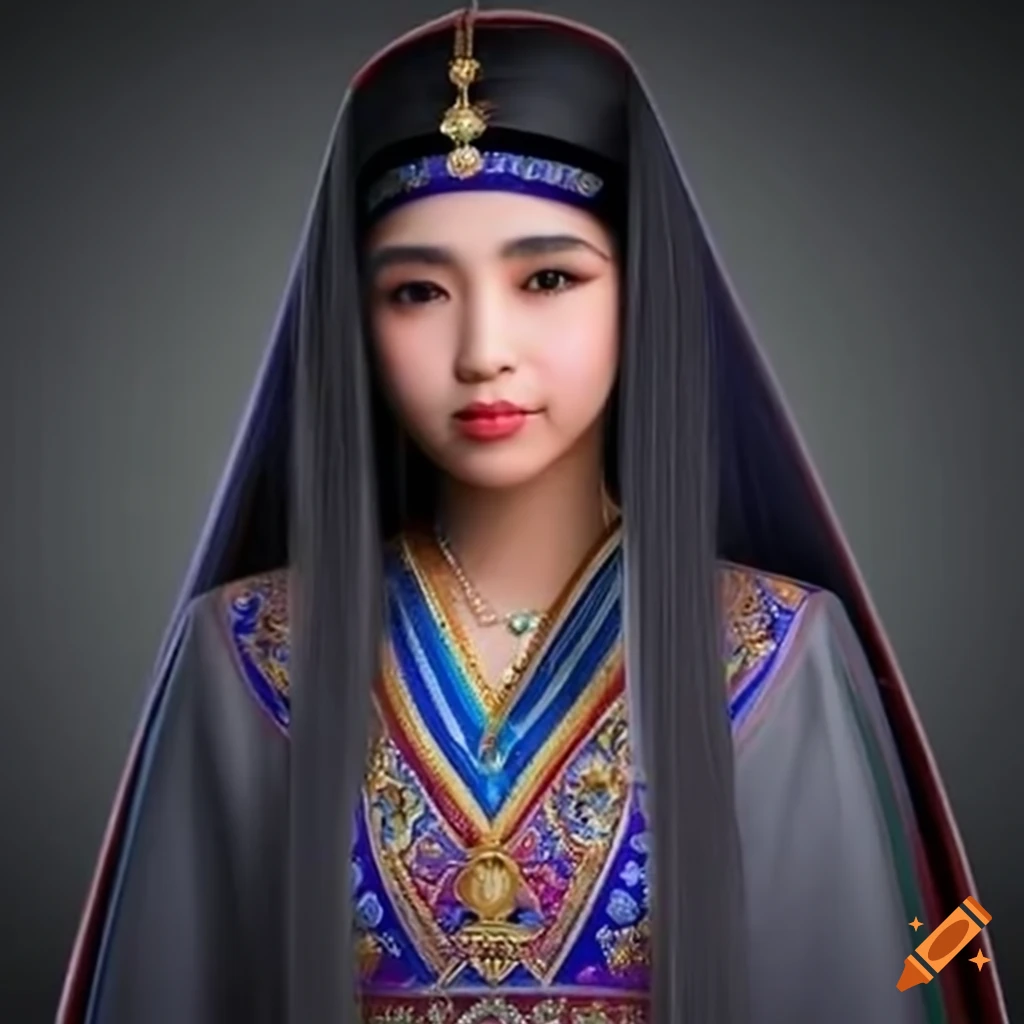 portrait of a person wearing traditional Christian orthodox dress