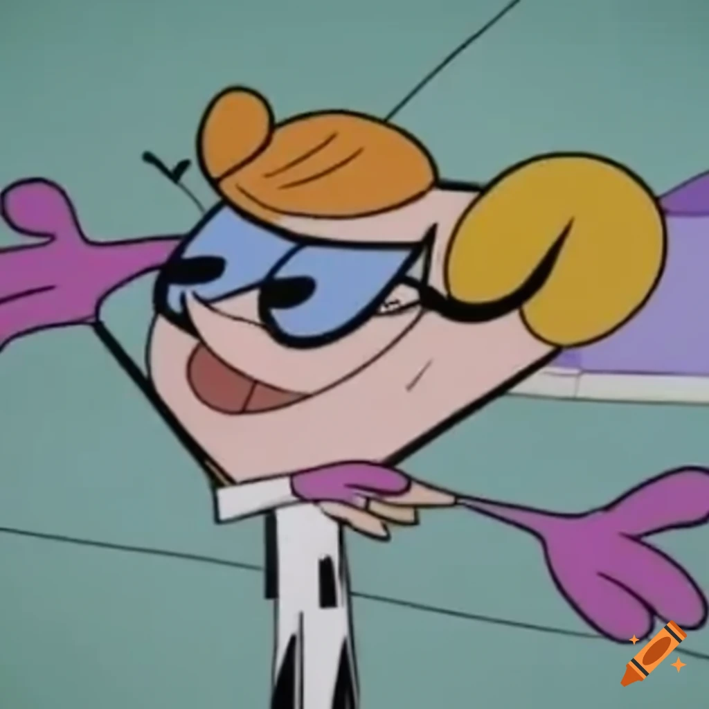 Cartoon image of dexter's laboratory on Craiyon