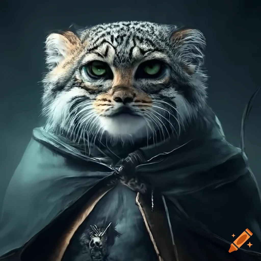 Dungeons and dragons tabaxi rogue khajiit silver tabby basic dark