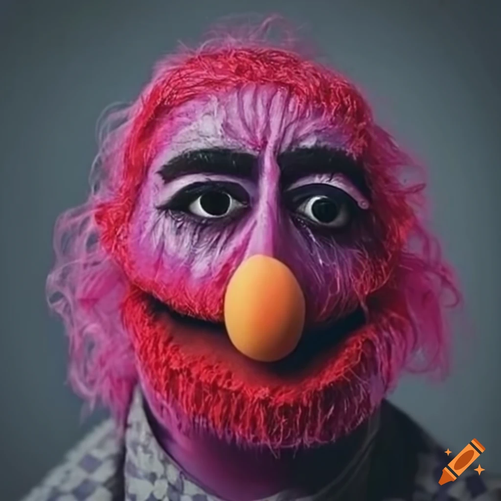 Creepy Sesame Street Characters In A Garbage Can