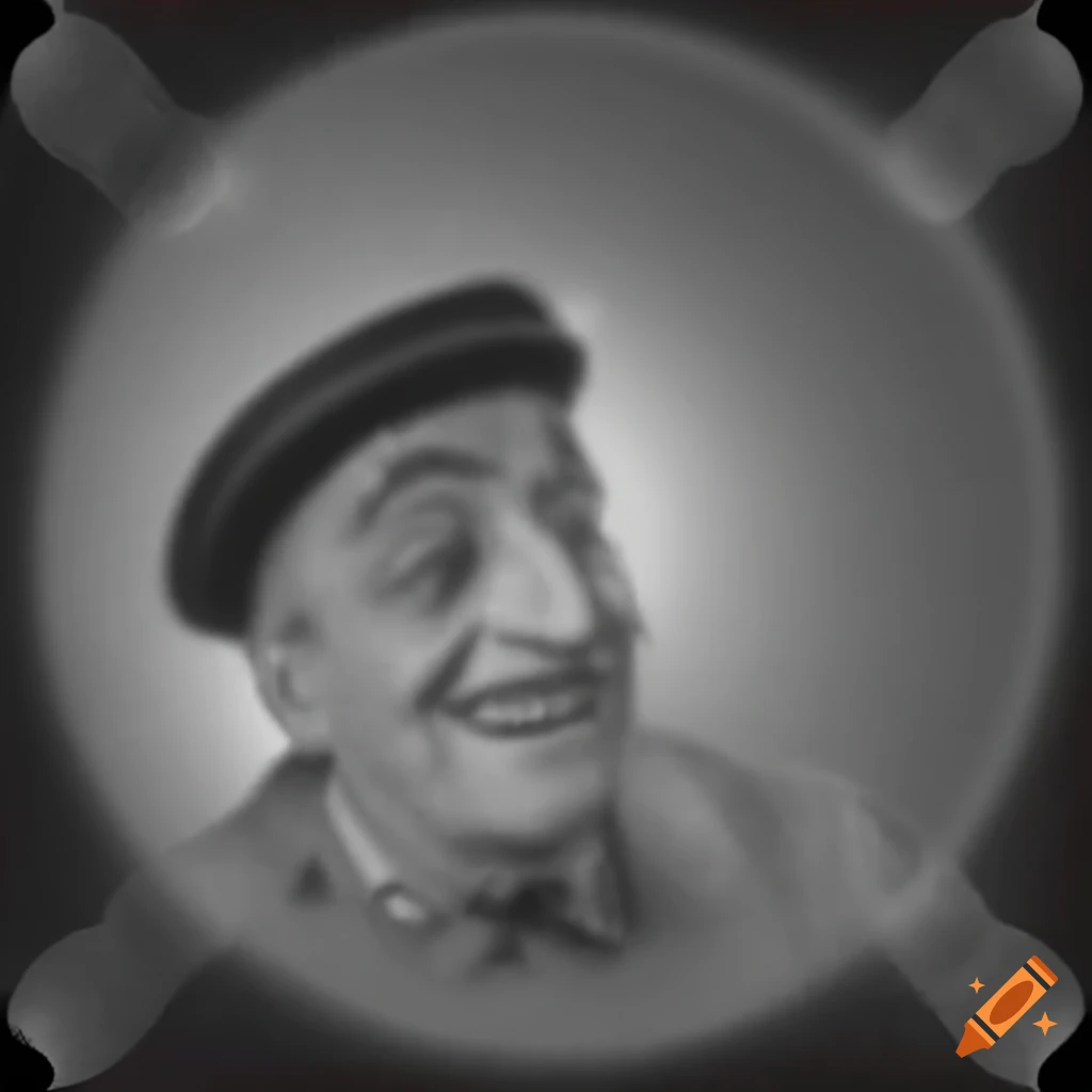 fisheye view of a realistic 1940s mafioso