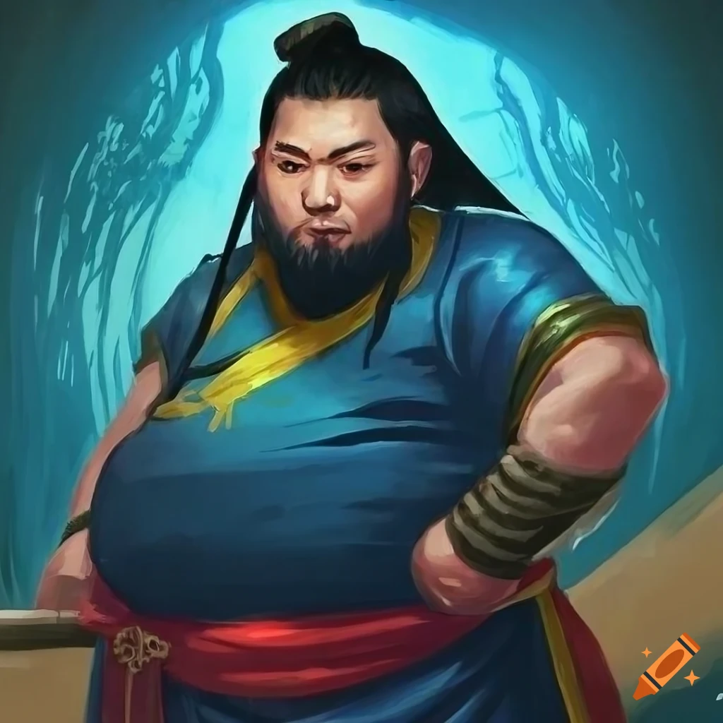 portrait-of-a-wise-asian-man-in-traditional-attire-on-craiyon
