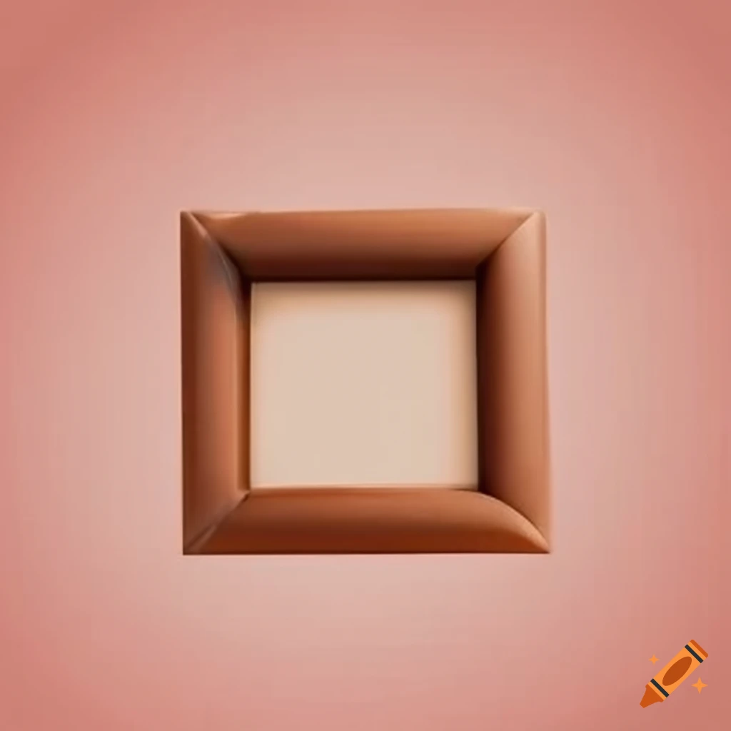 cute and mysterious brown photo frame