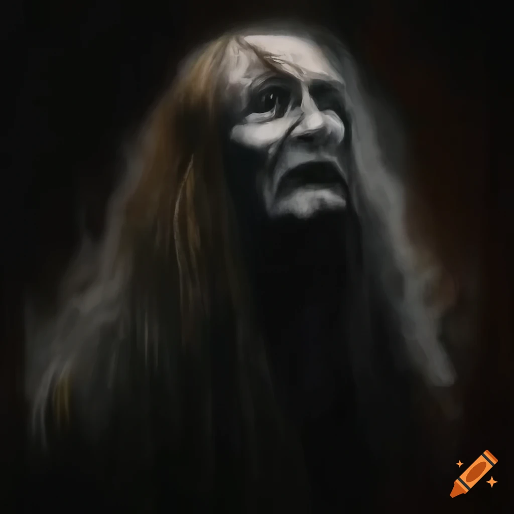 dark and raw black metal artwork