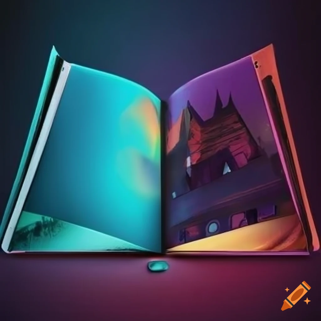 Modern and captivating ebook cover design on Craiyon