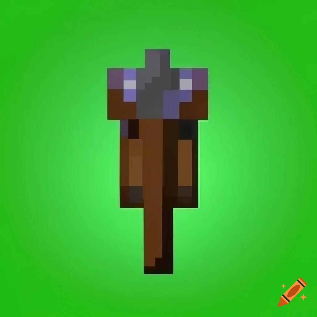 Minecraft launcher logo on Craiyon