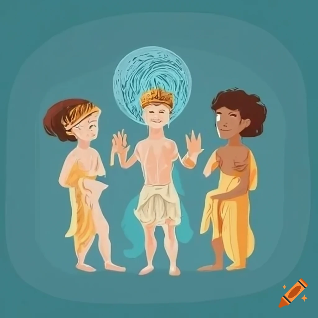 image of a philosophical discussion with young people