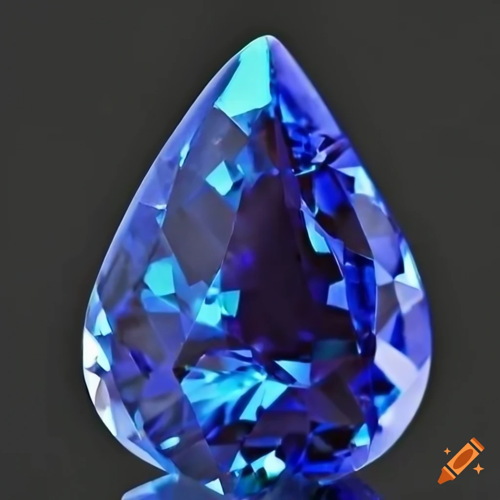 Sparkling diamond crystal on white background on Craiyon
