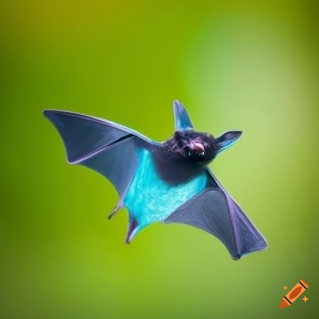 light blue bat on a green field