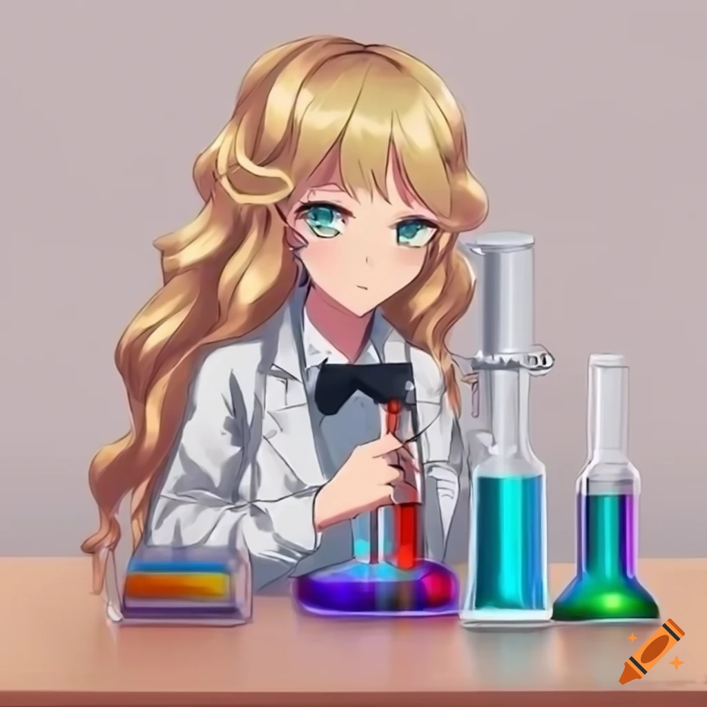 Chemical laboratory anime