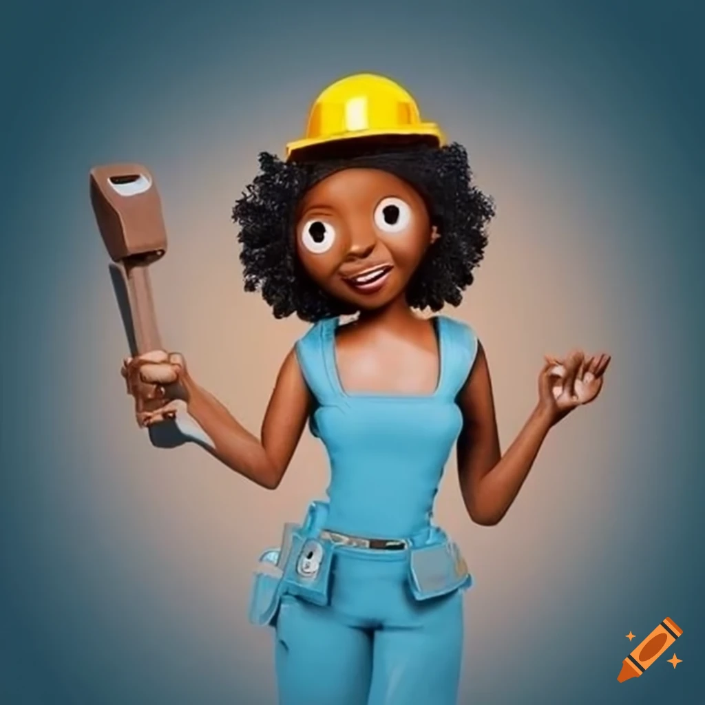 Diverse Depiction Of Bob The Builder As A Black Woman On Craiyon