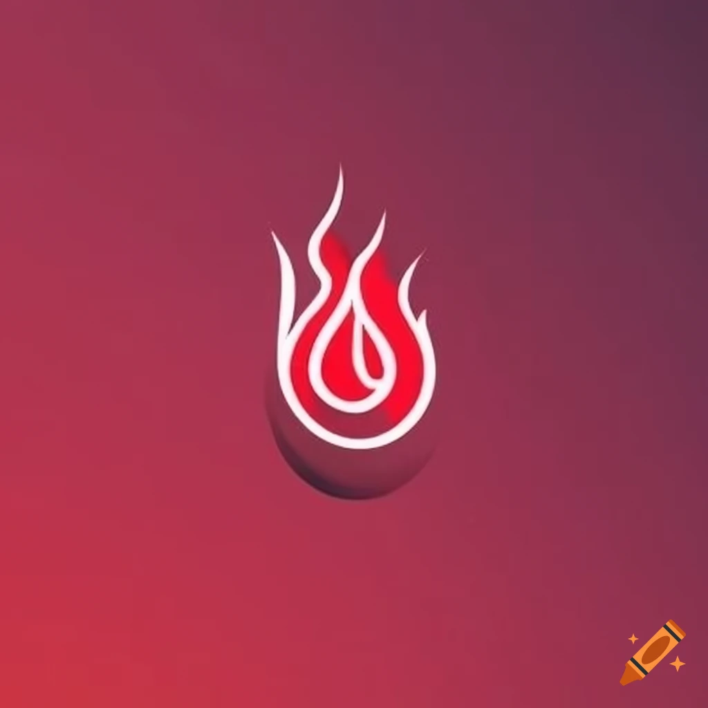 minimalistic fire shop logo